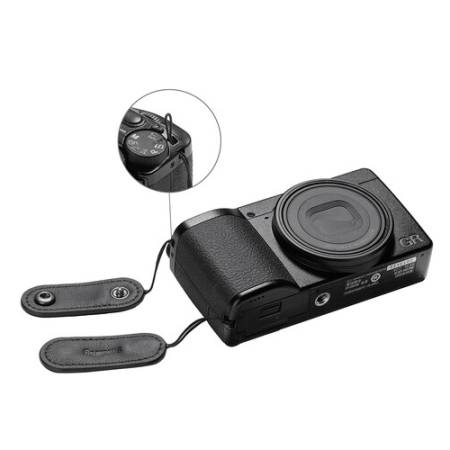 SmallRig 5689 - skórzany pasek na palce / na rękę do Ricoh GR - montaż